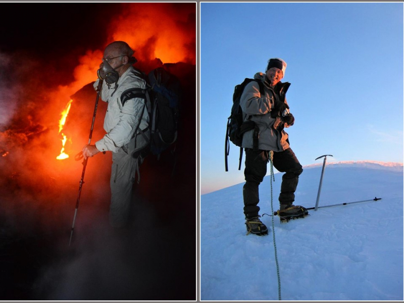 Ice & fire : Mont Blanc (2004), Hawai (2013)