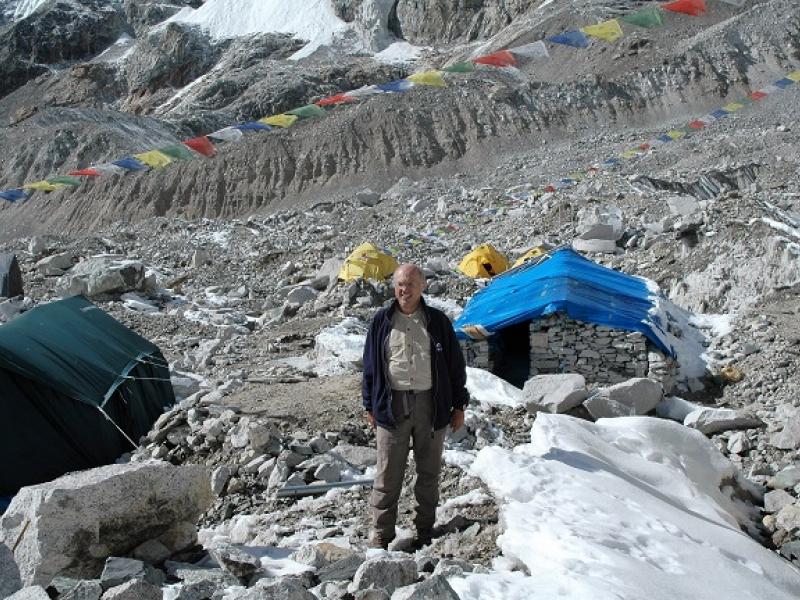 Népal : Camp de base de l'Everest sur Khumbu Glacier (2006)