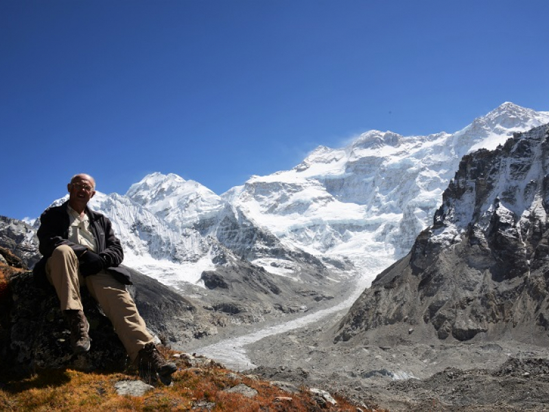 Nepal : Twin Peaks & Kanchenjunga, from above Base Camp (2012)