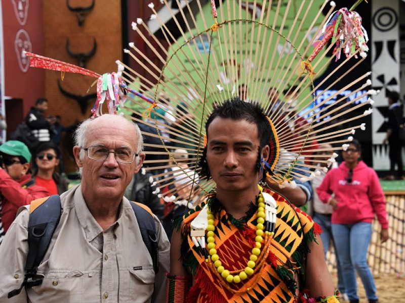 Nagaland (Inde) : avec un membre de la tribu des Angami (2015)